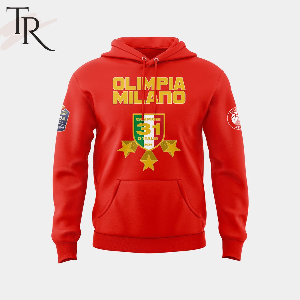 Olimpia Milano Campioni D'italia 2024 Hoodie, Longpants, Cap