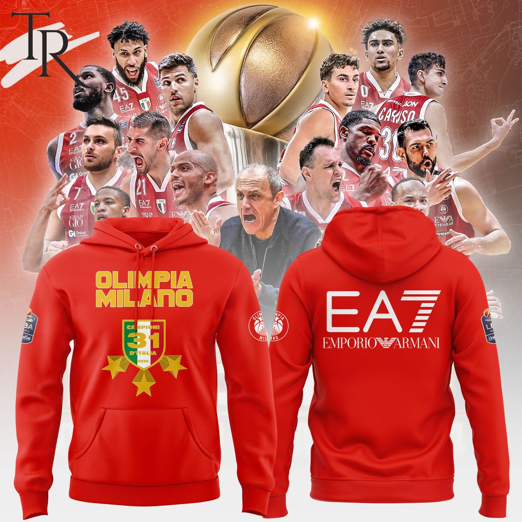 Olimpia Milano EA7 Emporio Armani Hoodie, Longpants, Cap