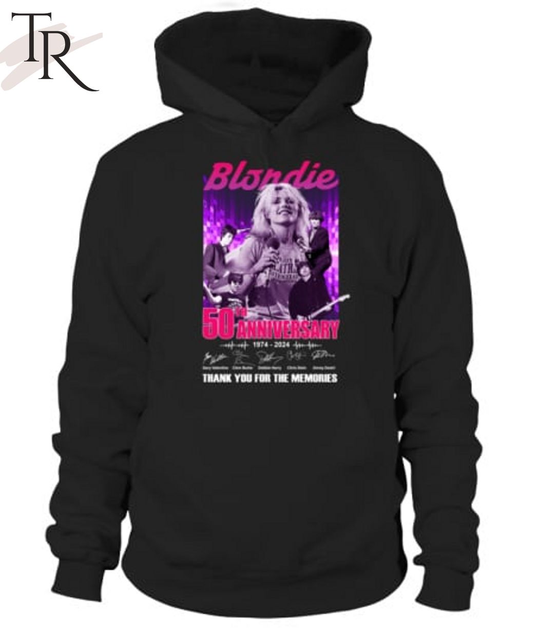 Blondie 50th Anniversary 1974-2024 Thank You For The Memories T-Shirt