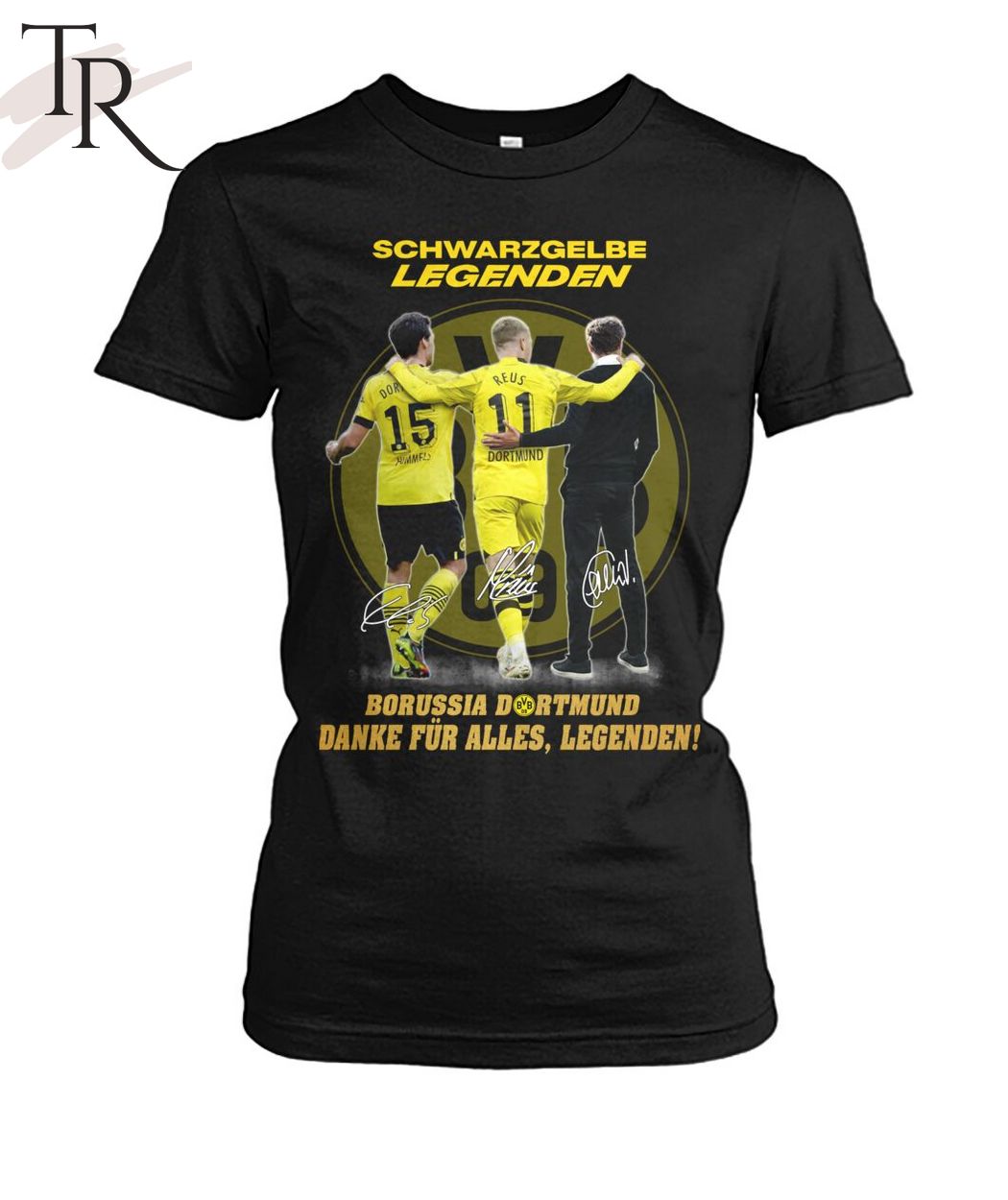 Schwarzgelbe Legenden Borussia Dortmund Danke Fur Alles, Legenden T-Shirt