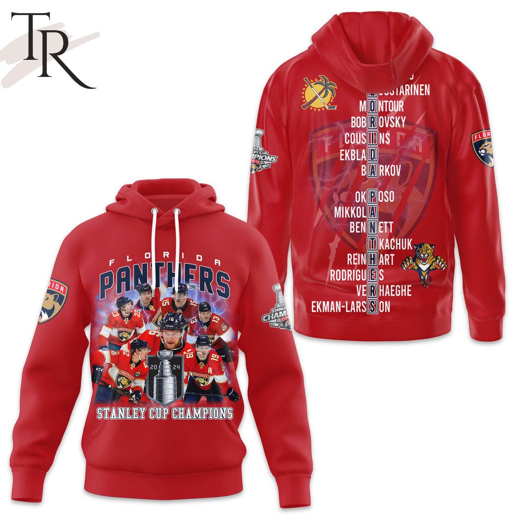 NHL Florida Panthers Stanley Cup Champions Hoodie - Red