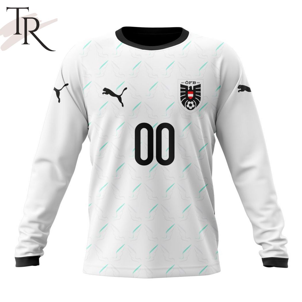 Austria National Football Team Persoalized 2024 Away Kits Hoodie