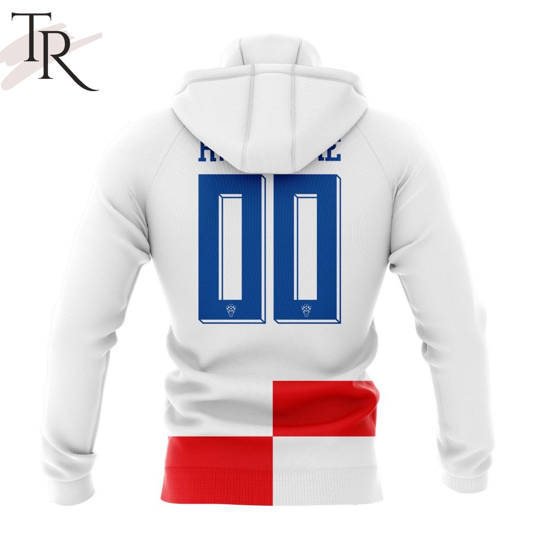 Croatia National Football Team Persoalized 2024 Home Kits Hoodie