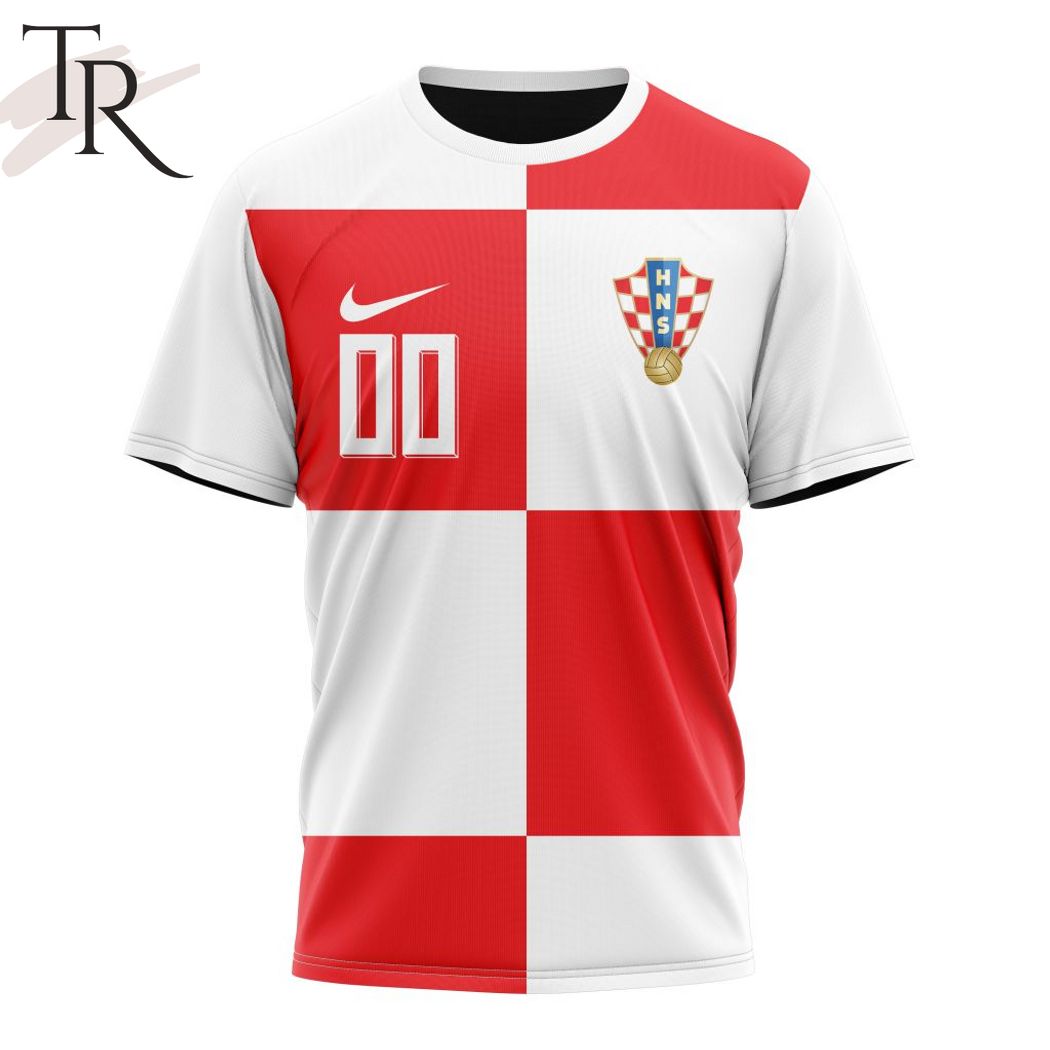 Croatia National Football Team Persoalized 2024 Home Kits Hoodie