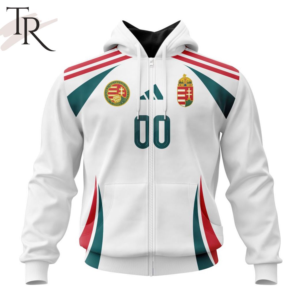 Hungary National Football Team Persoalized 2024 Away Kits Hoodie