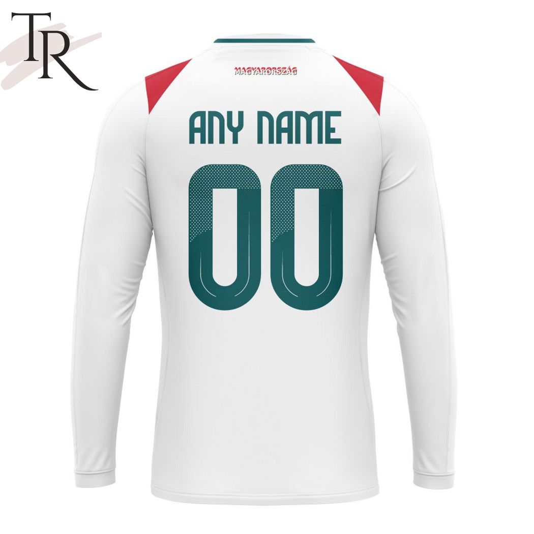 Hungary National Football Team Persoalized 2024 Away Kits Hoodie