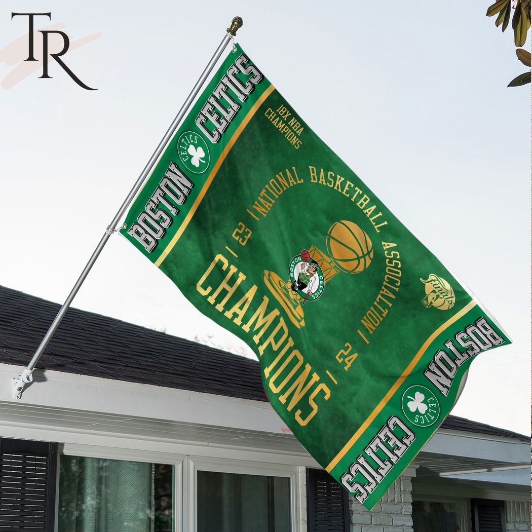 2024 National Basketball Association Champions Boston Celtics Flag