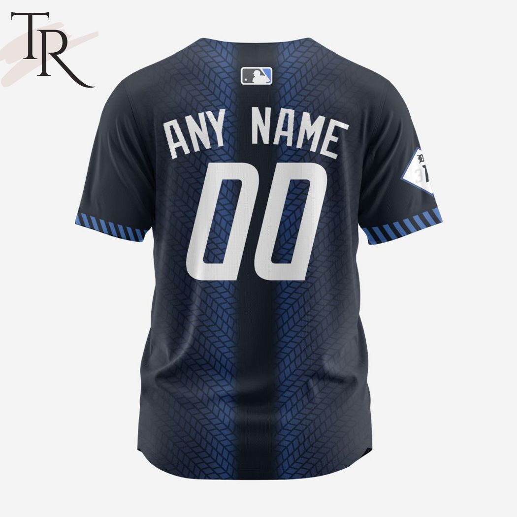 MLB Detroit Tigers Personalized 2024 City Connect Baseball Jersey Design