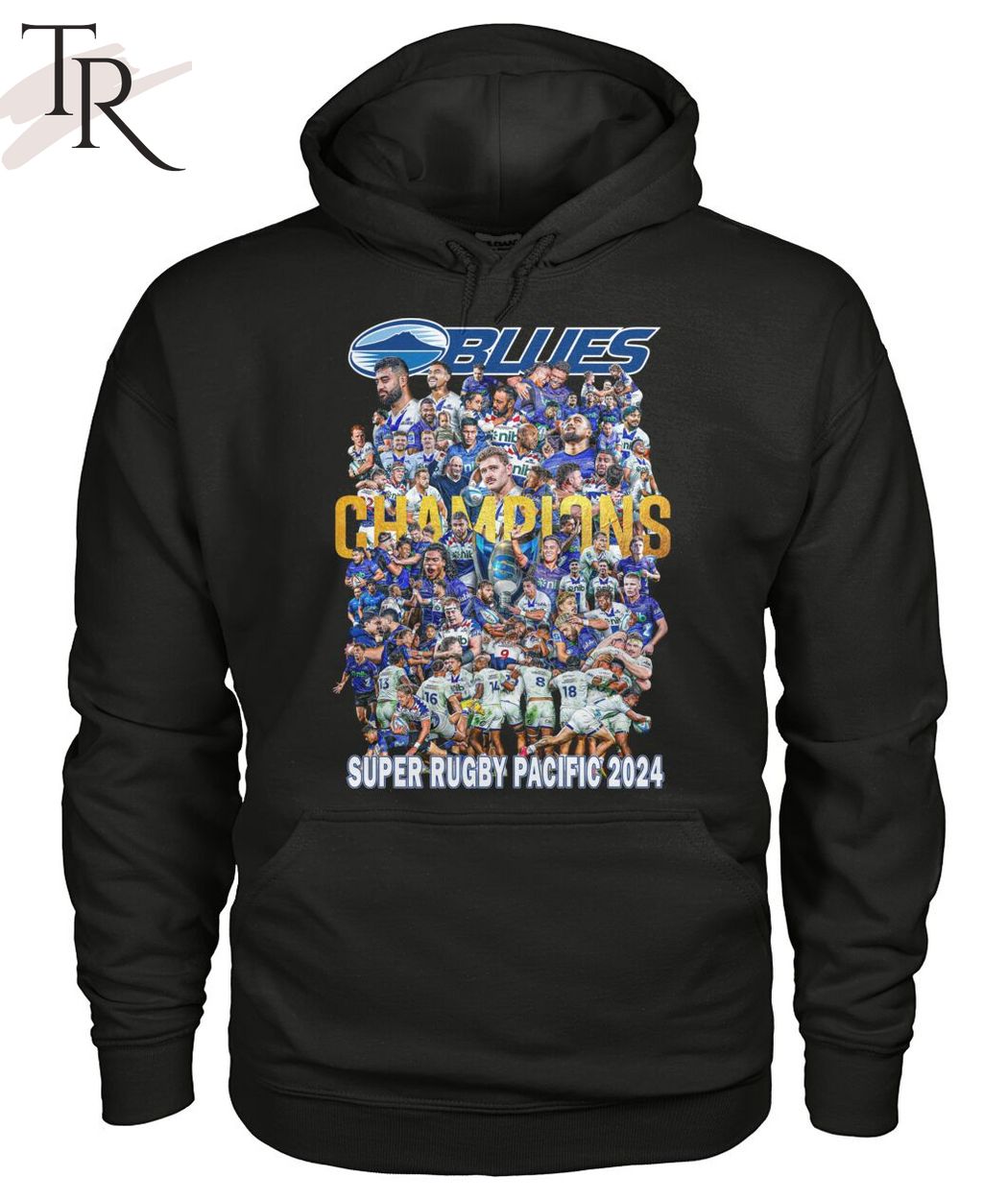 The Blues Super Rugby Pacific 2024 Champions T-Shirt