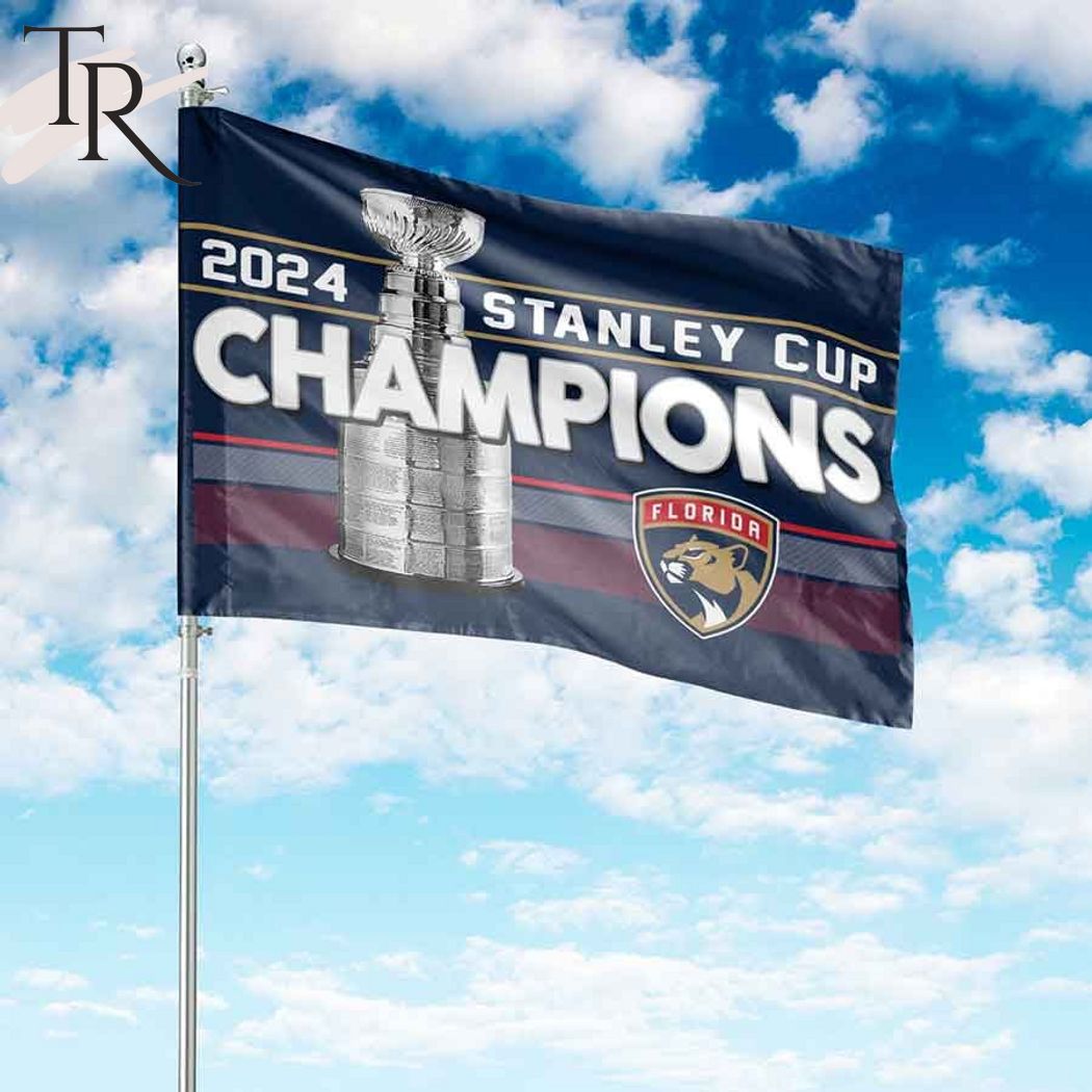 Florida Panthers 2024 Stanley Cup Champions Flag