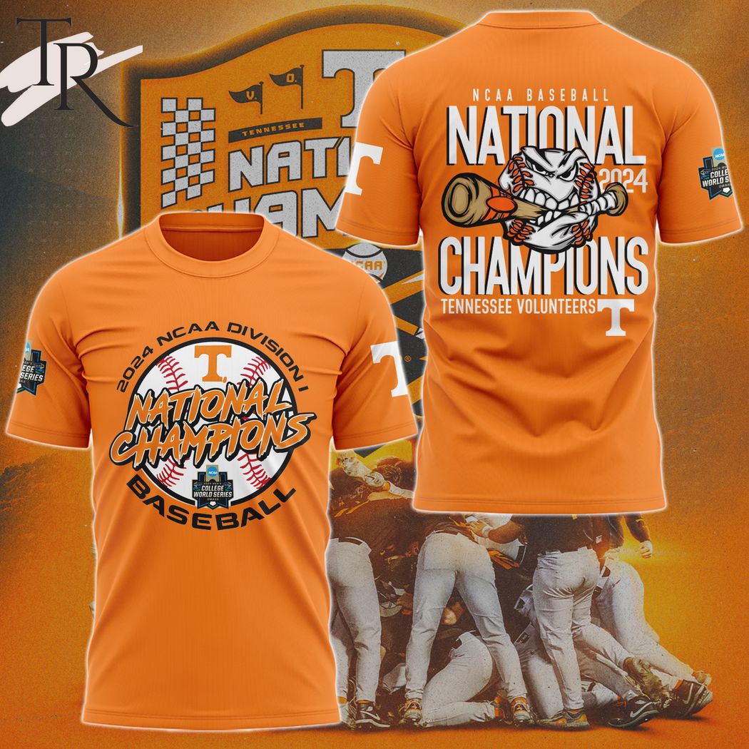 2024 NCAA Division I Baseball National Champions Hoodie - Orange