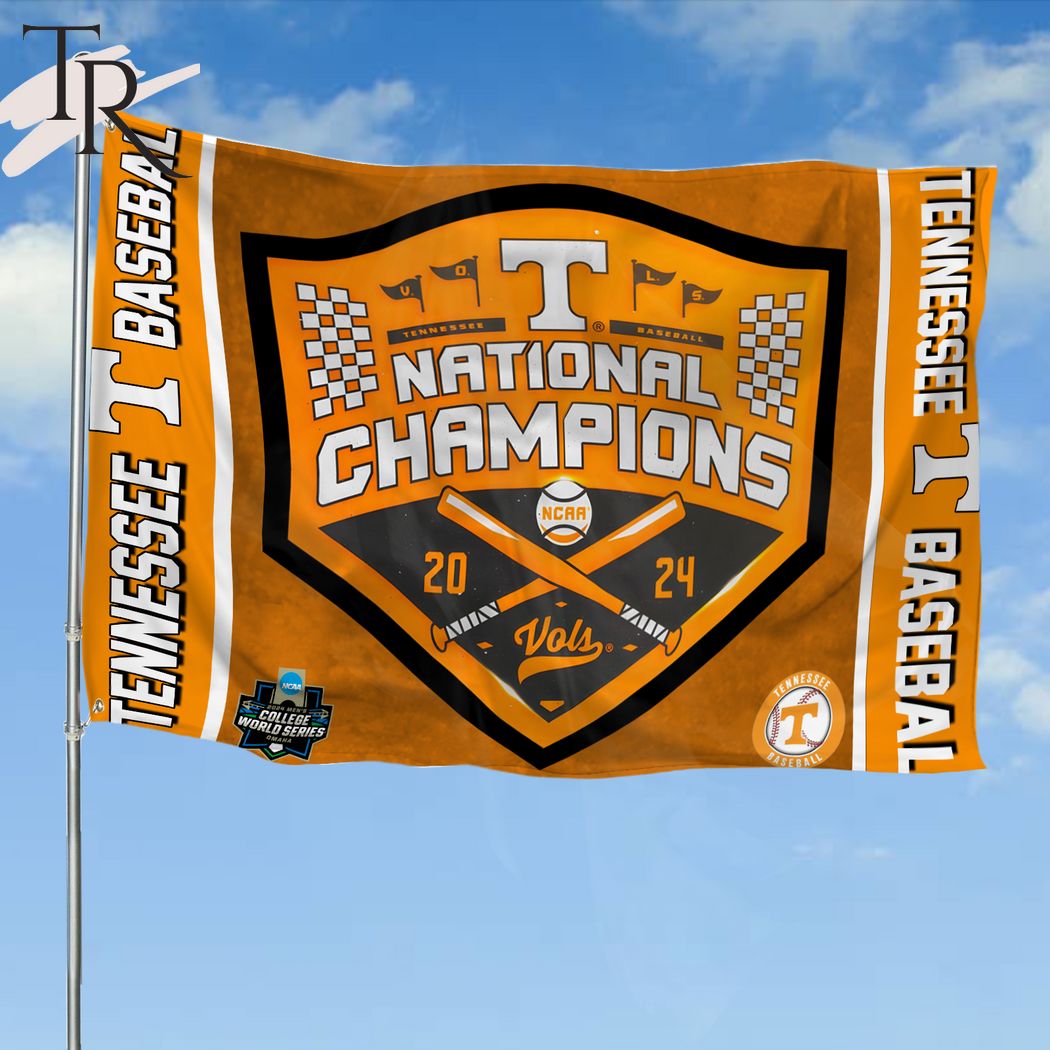 Tennessee Volunteers 2024 NCAA Men's Baseball College World Series Champions Flag