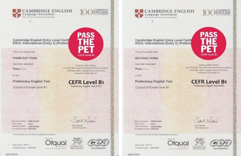 Luyện thi Cambridge English: PET