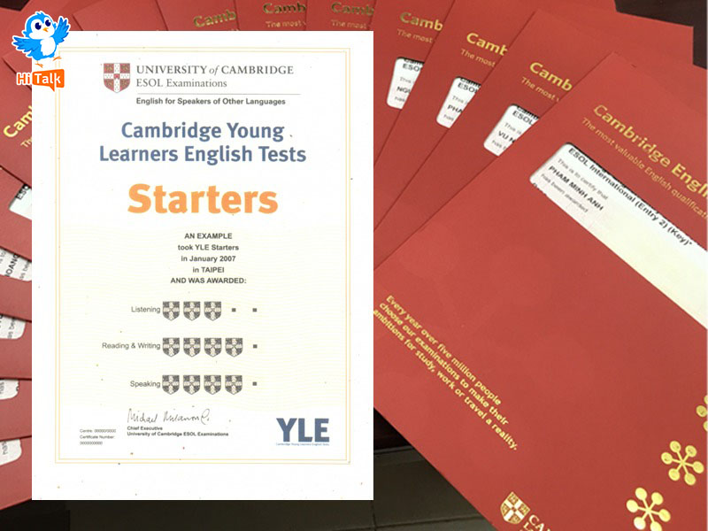 Luyện thi Cambridge English: Starters