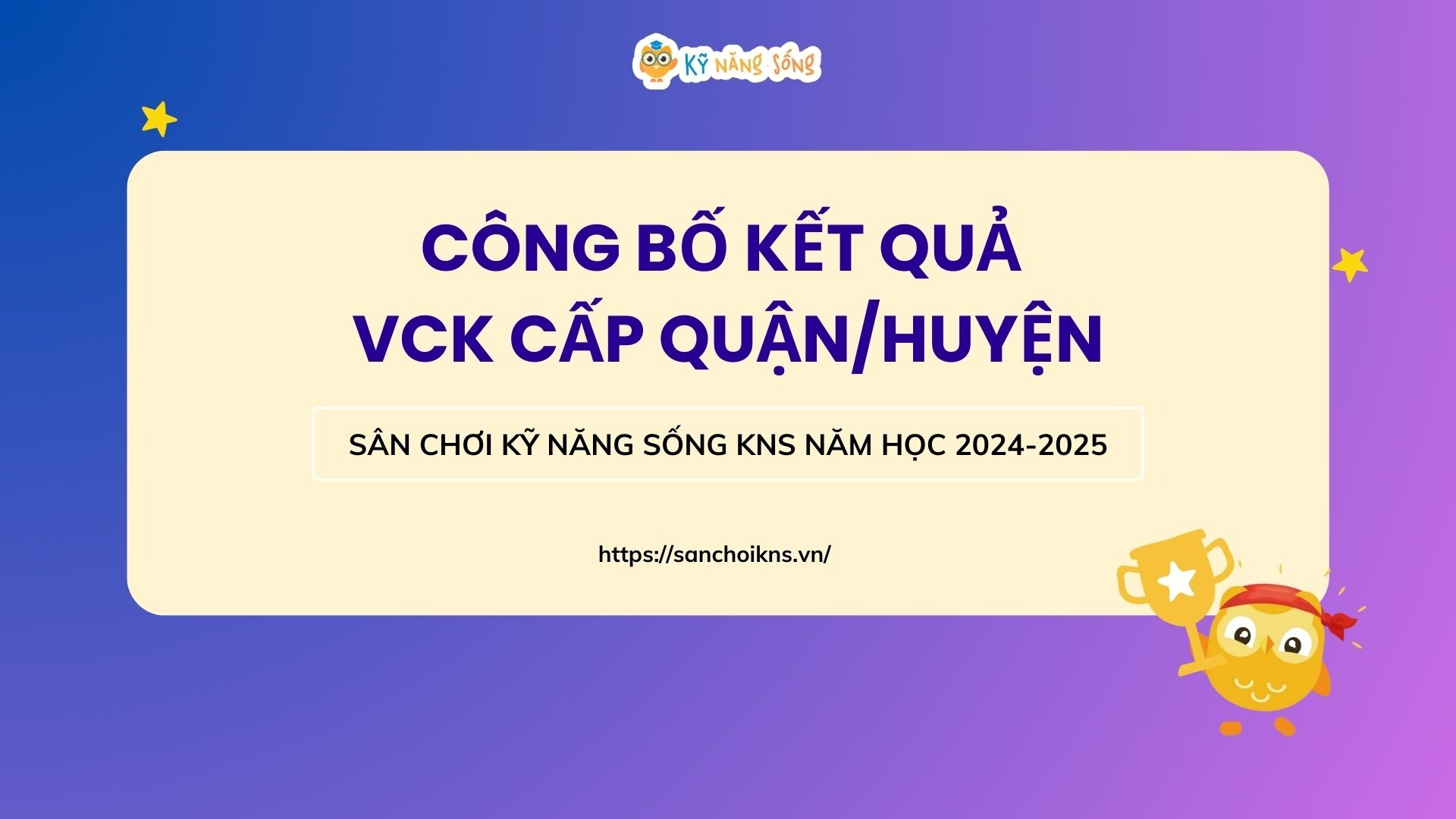 TP Hà Nội (trường mới) - Kết quả Vòng chung kết cấp quận/huyện