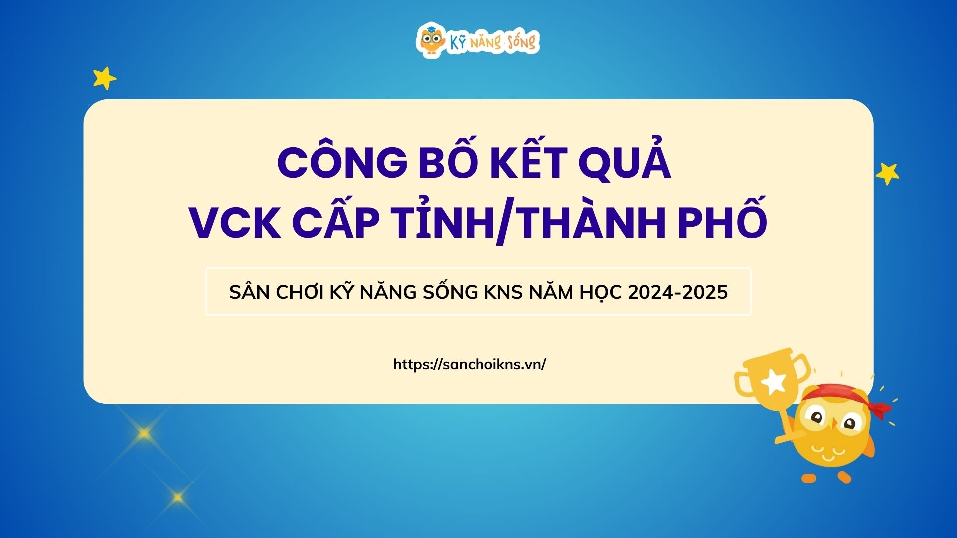 TỈNH HÒA BÌNH - KẾT QUẢ VÒNG CHUNG KẾT CẤP TỈNH/TP
