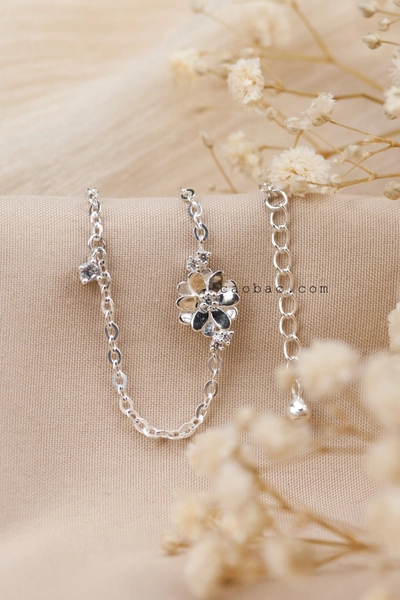 Lắc tay bạc Daisy