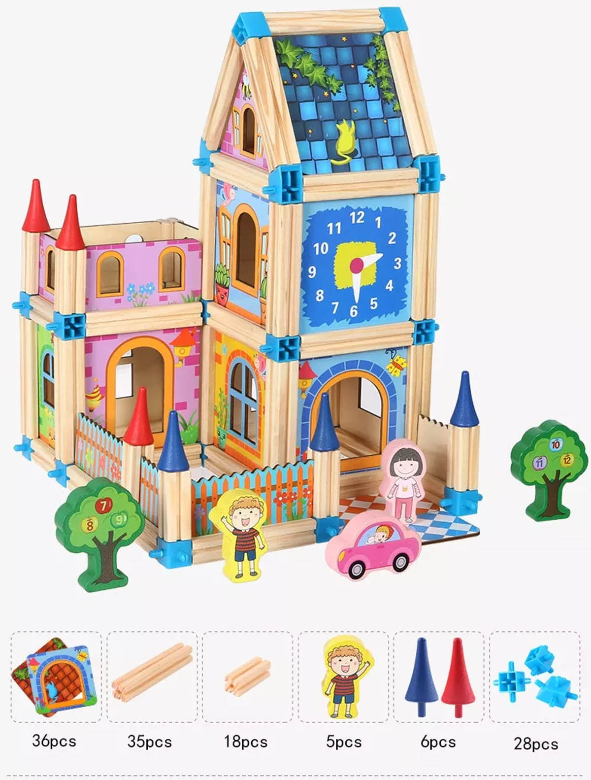 Bộ Đồ Chơi Xếp Hình Gỗ