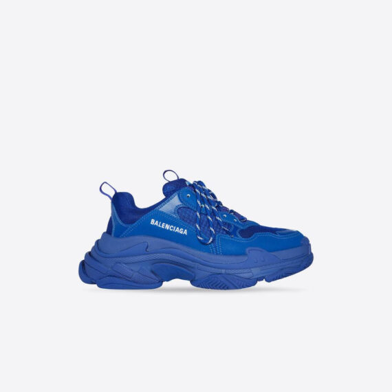 Bl Triple S Trainers In Indigo For Men And Women Size From US 7 – US 11