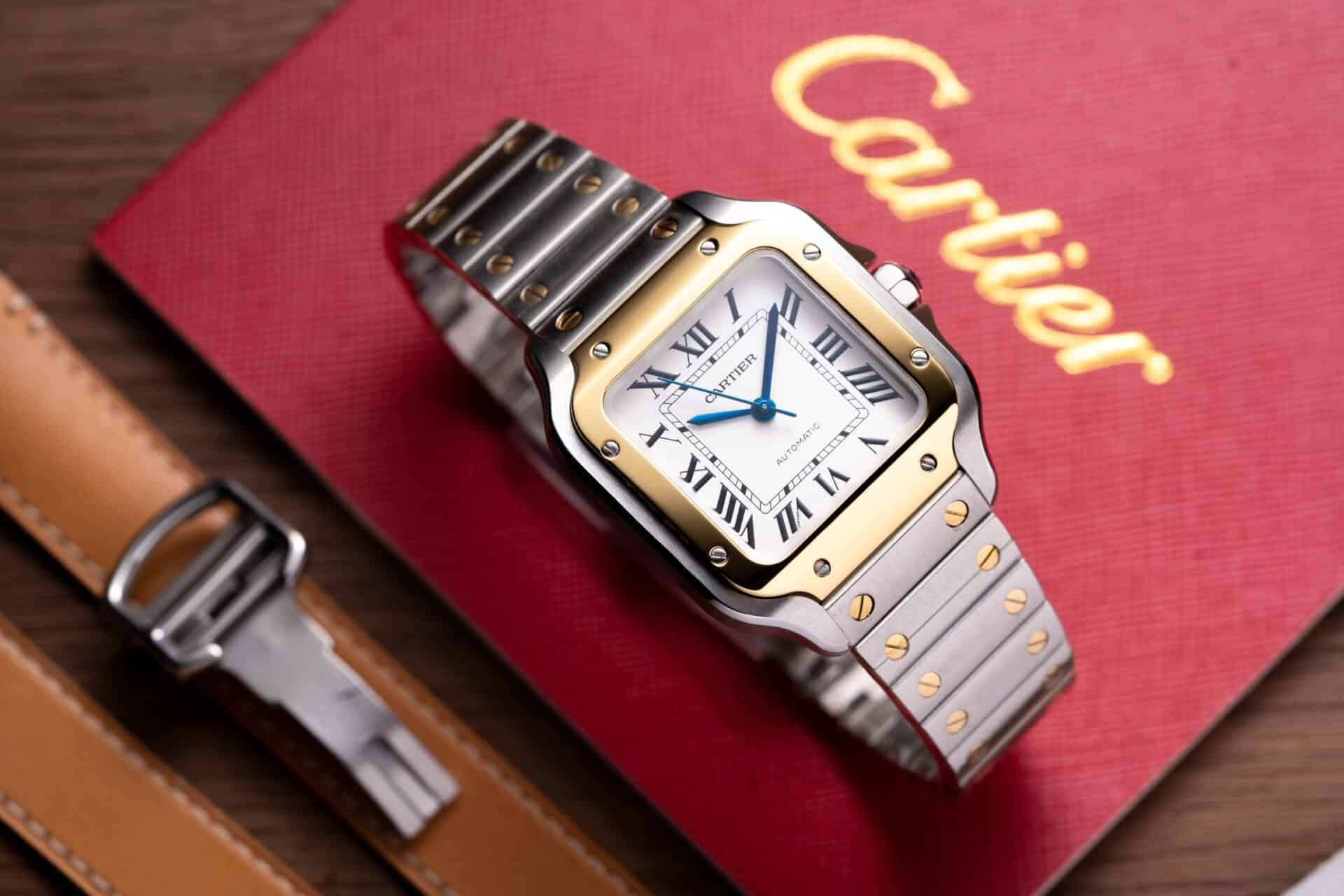 CARTIER SANTOS DE CARTIER W2SA0016 DEMI GOLD BEST REPLICA 35.1MM