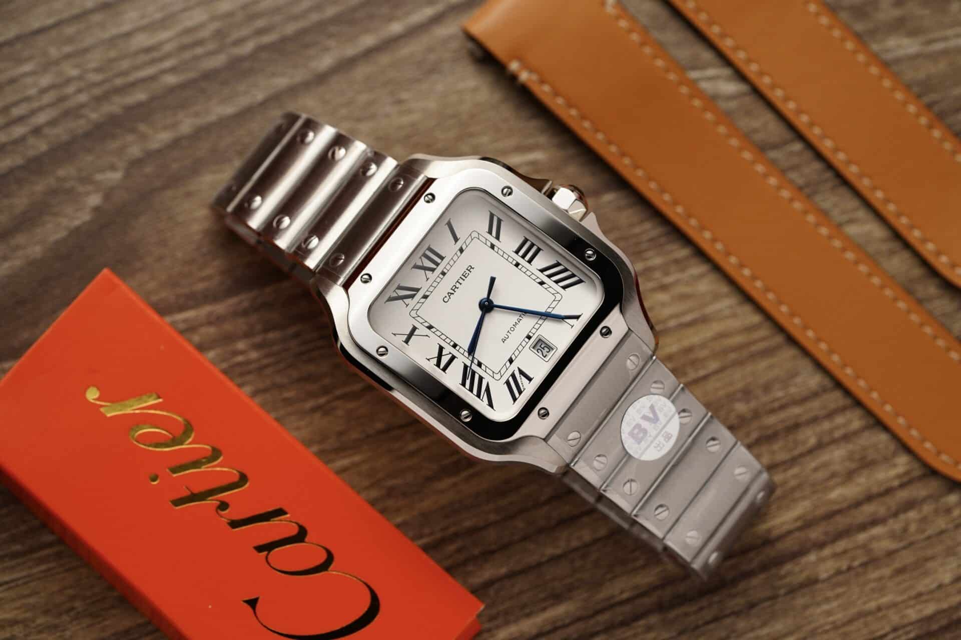 CARTIER SANTOS WSSA0018 WHITE DIAL BEST REPLICA BV FACTORY 39.8MM