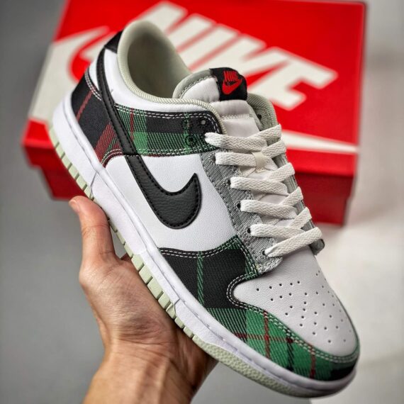 Dunk Low “plaid” Dv0827-100 Men And Women Size From US 5.5 To US 11