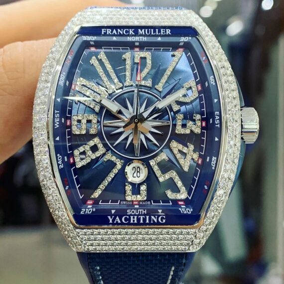 Franck Muller Men’s Watch FM V45 Vanguard Yachting Diamond