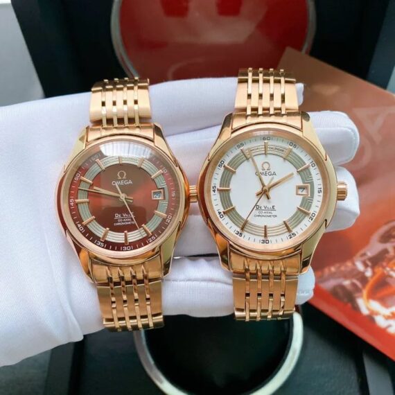 Omega Deville Rose Gold 2 colors Japanese mechanical men’s watch, 40mm