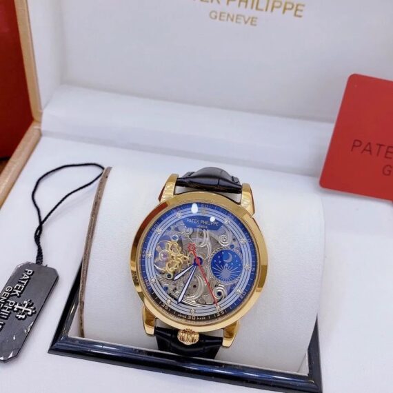 Patek Philippe Automatic Gold Mechanical Watch With High-Class Mechanical Movement -?Dwatch PT01