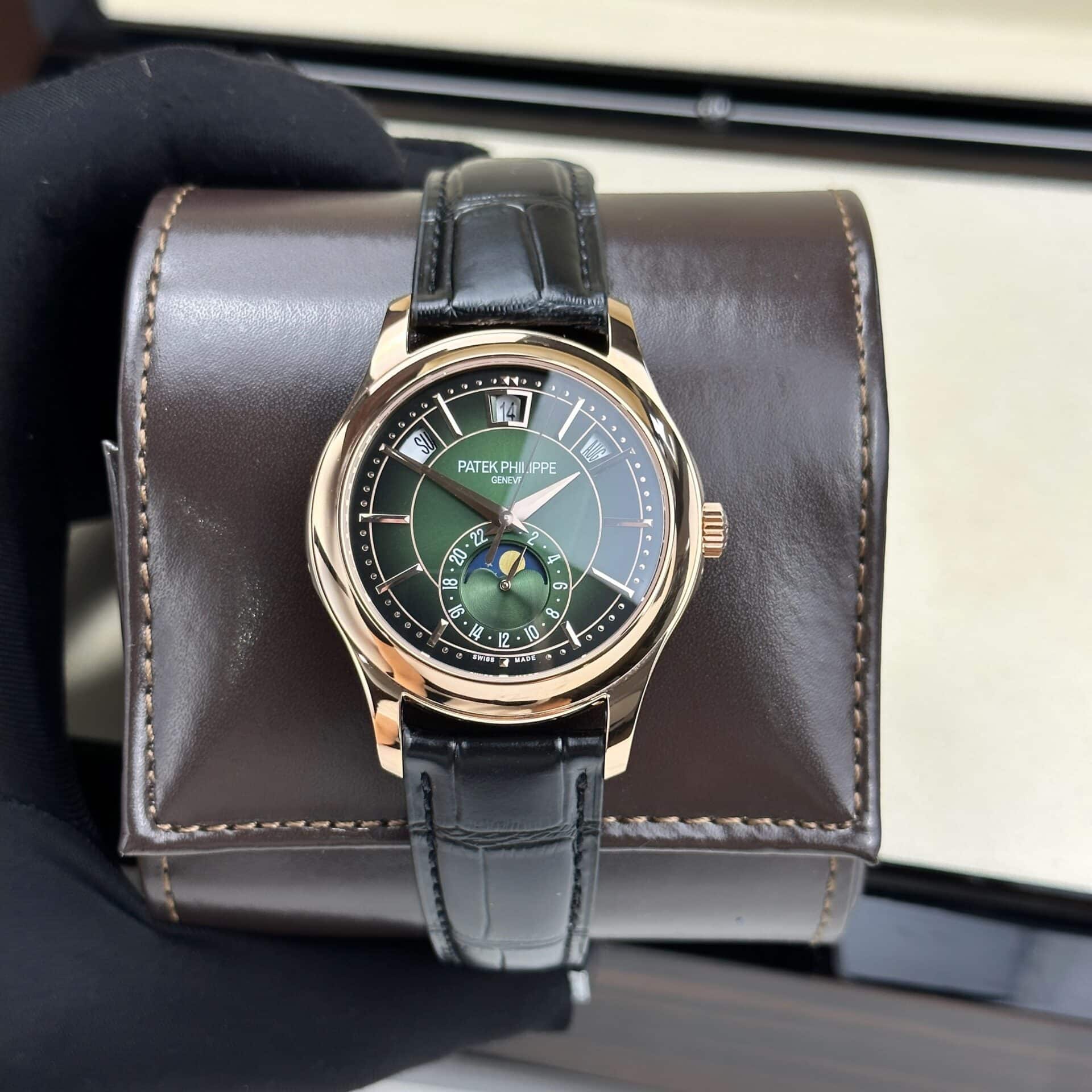 PATEK PHILIPPE COMPLICATIONS 5205R GREEN DIAL REPLICA 40MM