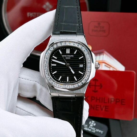 Patek Philippe Men’s Automatic Nautilus Watch 40mm Black