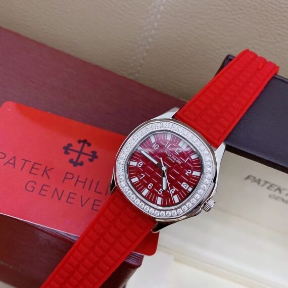 Patek Philippe Women’s Square Face Nautilus Lady Red Watch 2 Versions – Dwatch