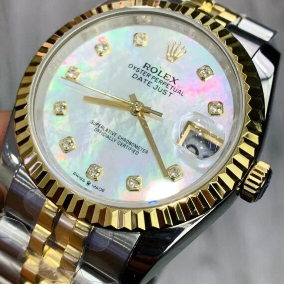 Rolex DateJust Mother Of Pearl Men’s Watch ETA 2836 41mm