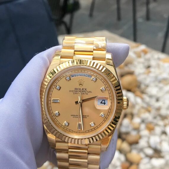 Rolex Day Date Fullgold 18K Gold Plated Men’S Watch