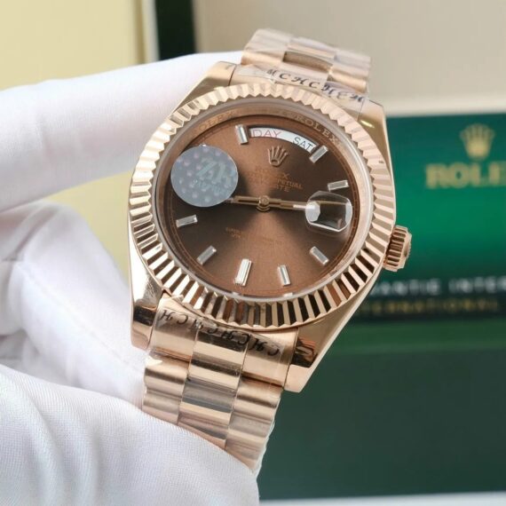 Rolex Day-Date Men’s Watch with Chocolate dial 40mm