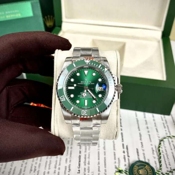 Rolex Submariner Men’S Watch With Green Dial 41Mm