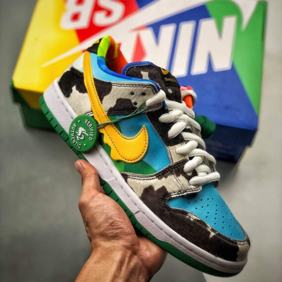 Sb Dunk Low X Ben & Jerry’s Chunky Dunky Cu3244-100 Men And Women Size From US 5.5 To US 11