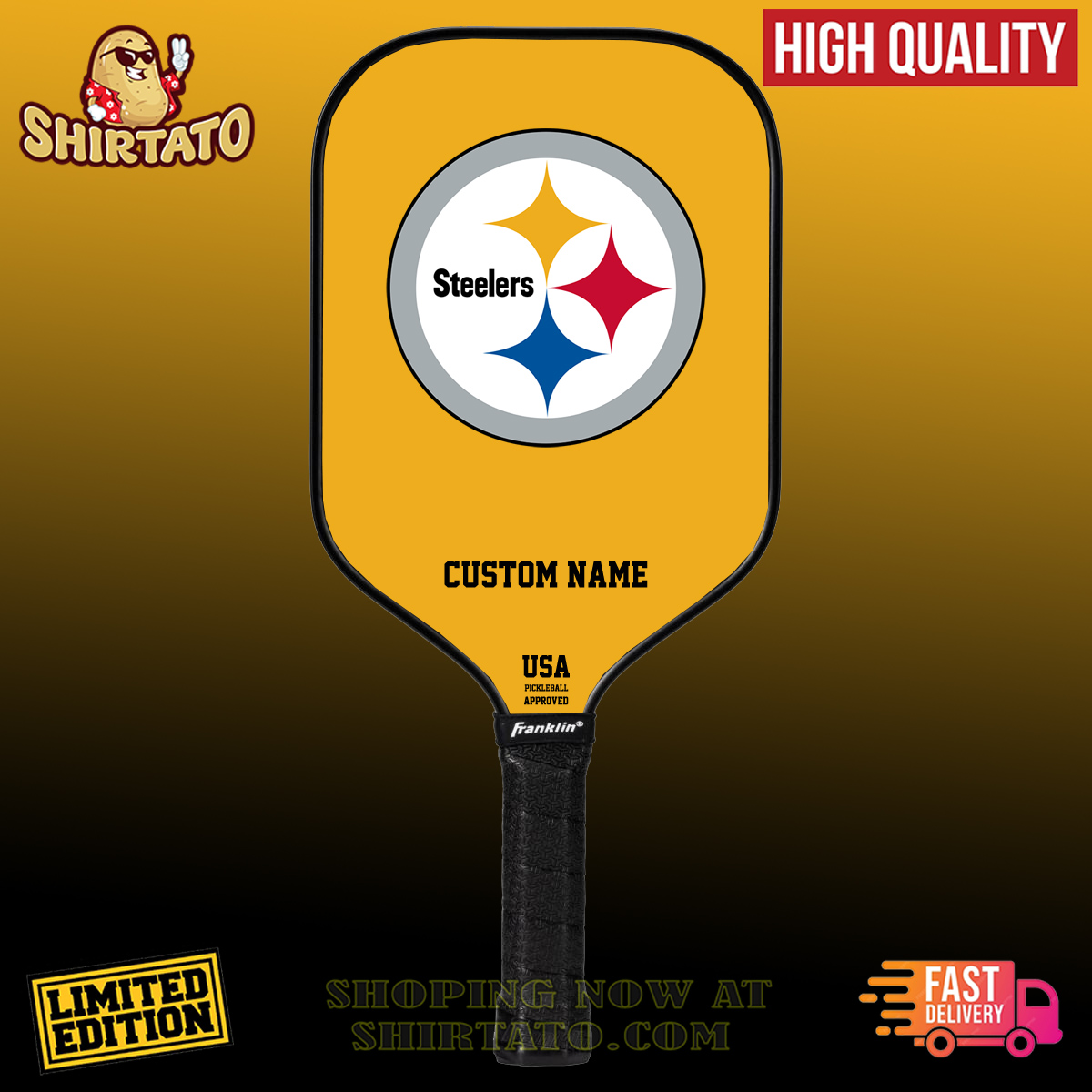 Pickleball Paddle The Ultimate Guide to Finding Your Perfect Paddle 28 Pittsburgh Steelers NFL Team Custom Name Pickleball Paddle