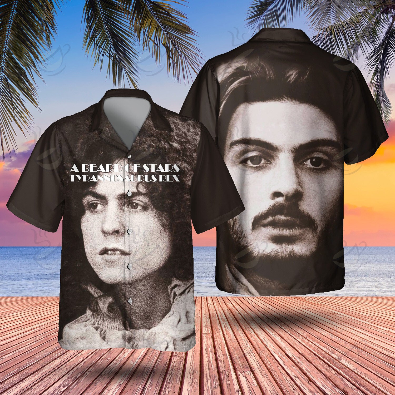 T.%2BRex%2BBand%2BA%2BBeard%2Bof%2BStars%2BAlbum%2BCover%2BHawaiian%2BShirt zaOZ2