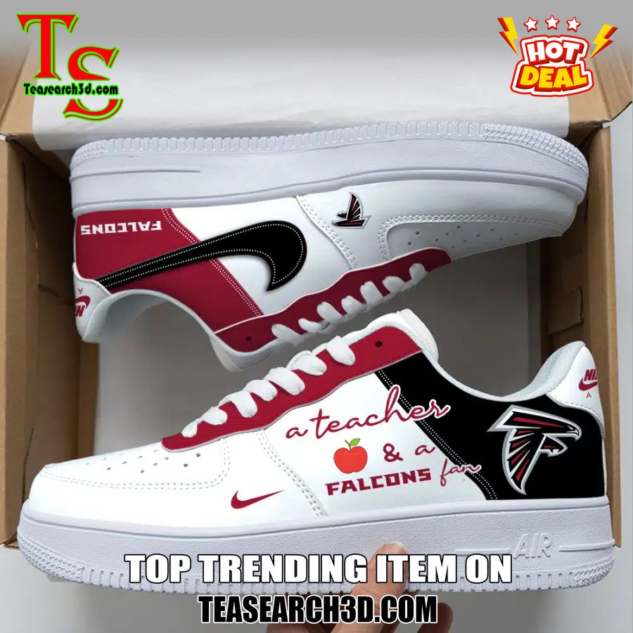 Top Hot Air Force Shoes NFL New Trending 2024 3 Atlanta Falcons Custom Job Nike Air Force Shoes