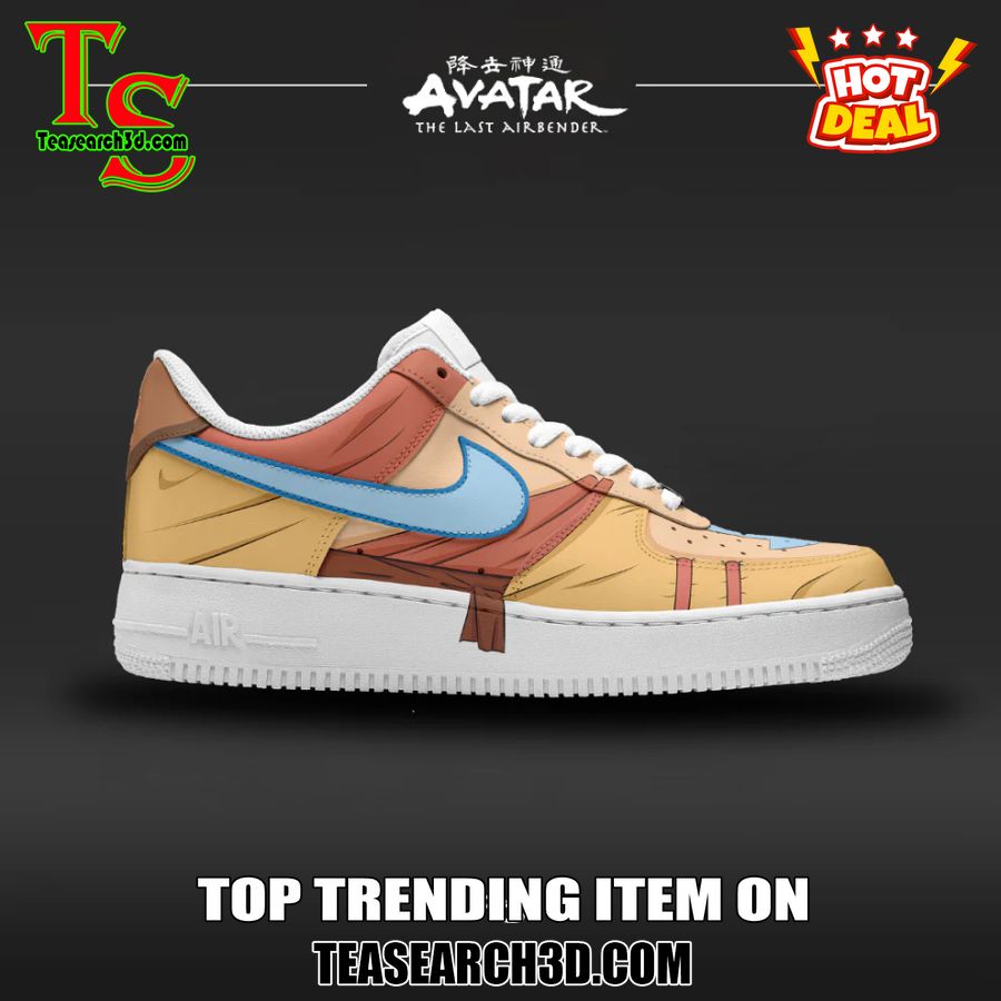 Custom Air Force 1 Sneakers With Best Price 2 Avatar The Last Airbender Aang Custom Air Force 1 Sneaker