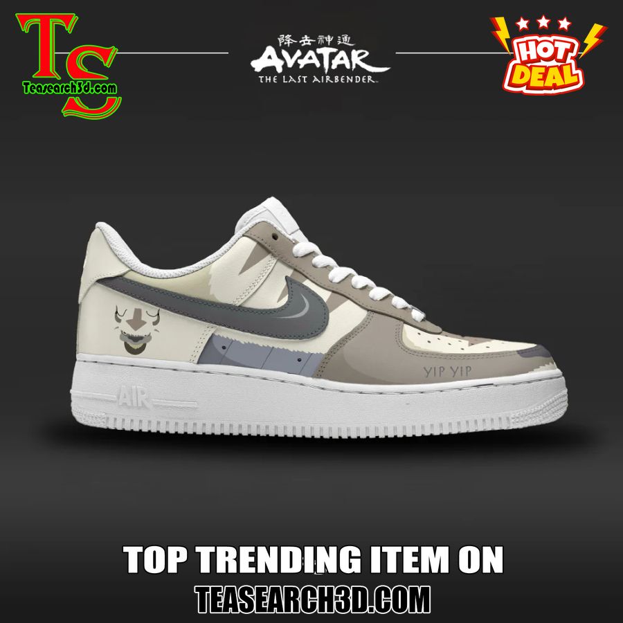 Custom Air Force 1 Sneakers With Best Price 5 Avatar The Last Airbender Appa Custom Air Force 1 Sneaker