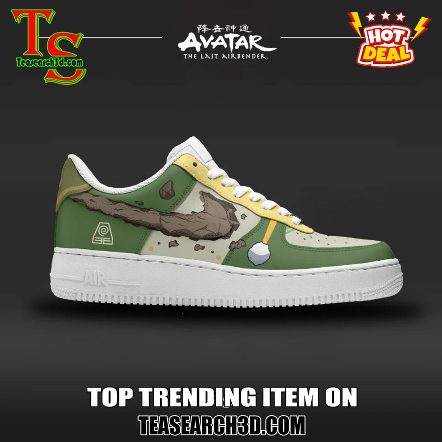 Custom Air Force 1 Sneakers With Best Price 6 Avatar The Last Airbender Earth Kingdom Custom Air Force 1 Sneaker
