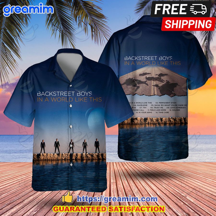 backstreet boys in a world like this hawaiian shirt 1 5Sq4k