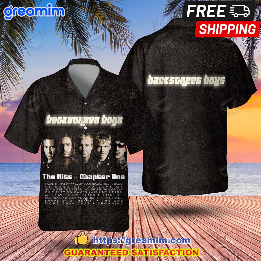backstreet boys the hits hawaiian shirt 1 eCY7C