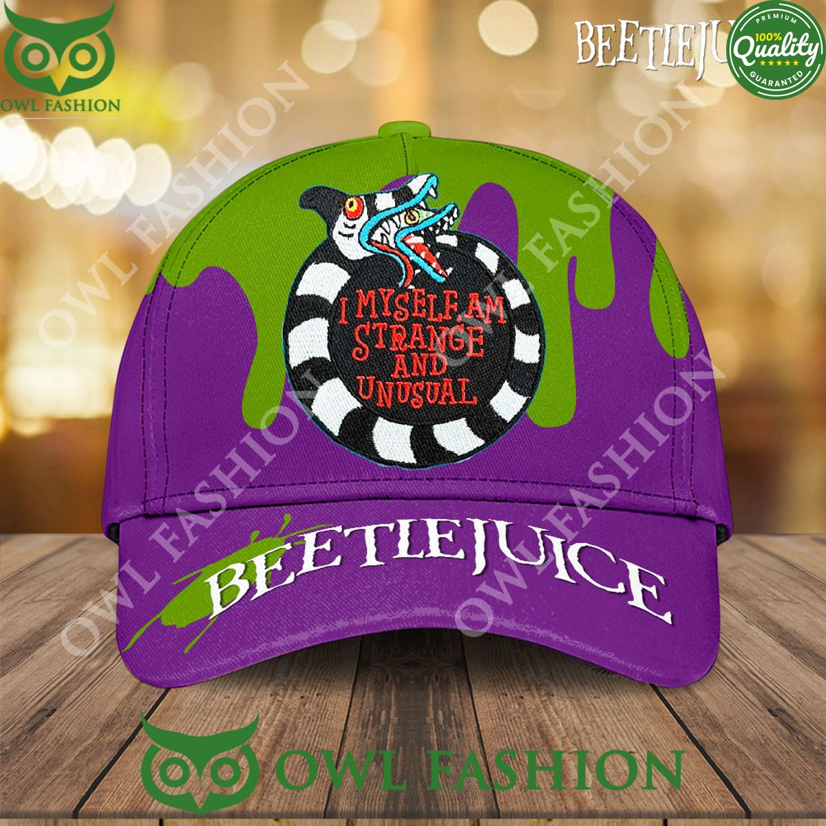 Beetlejuice I See Myself Strange Classic Cap