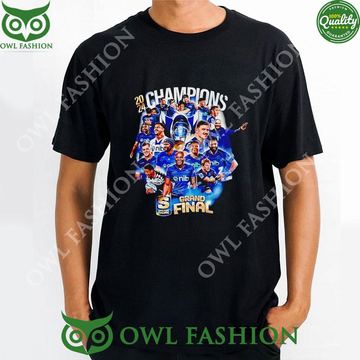 Blues Super Rugby Grand Final 2024 Champions t Shirt