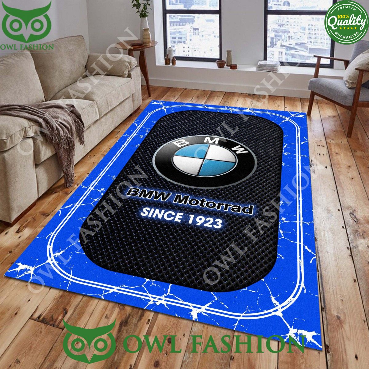 Honda Motorcycle 1948 brand Logo Custom Color Rug Carpet