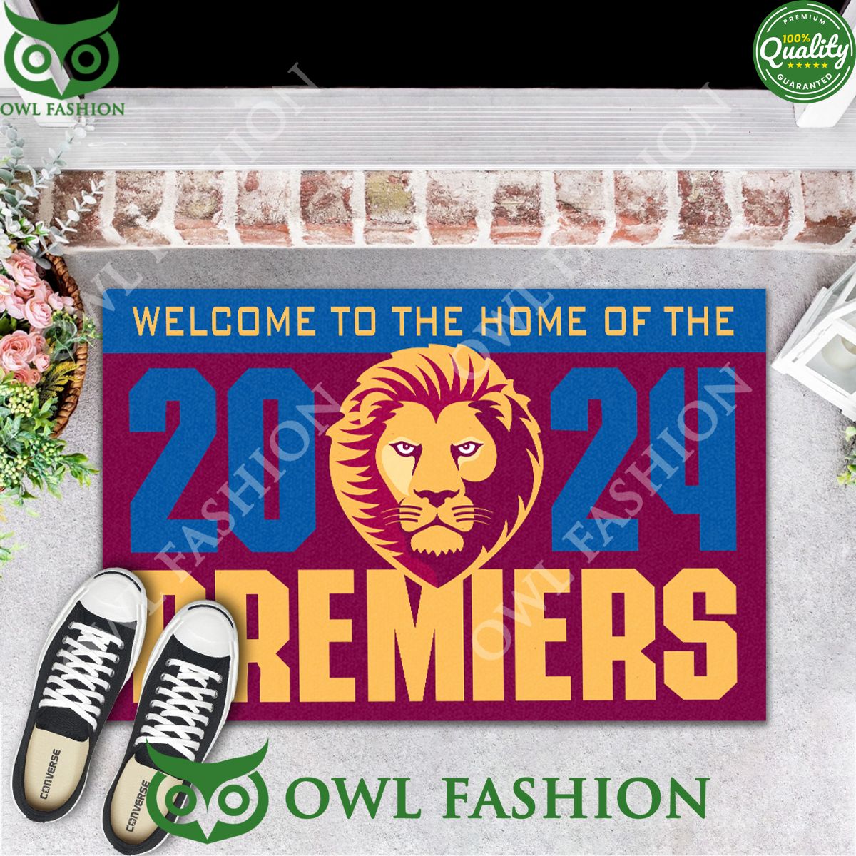 Brisbane Lions Welcome To The Home Limited Doormat