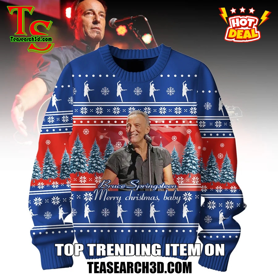 20 Best Winter Sweaters for 2024 On Teasearch3D 7 Bruce Springsteen Merry Christmas Baby Ugly Sweater